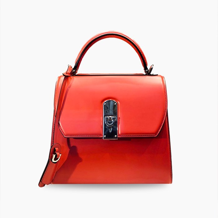 Red handbag